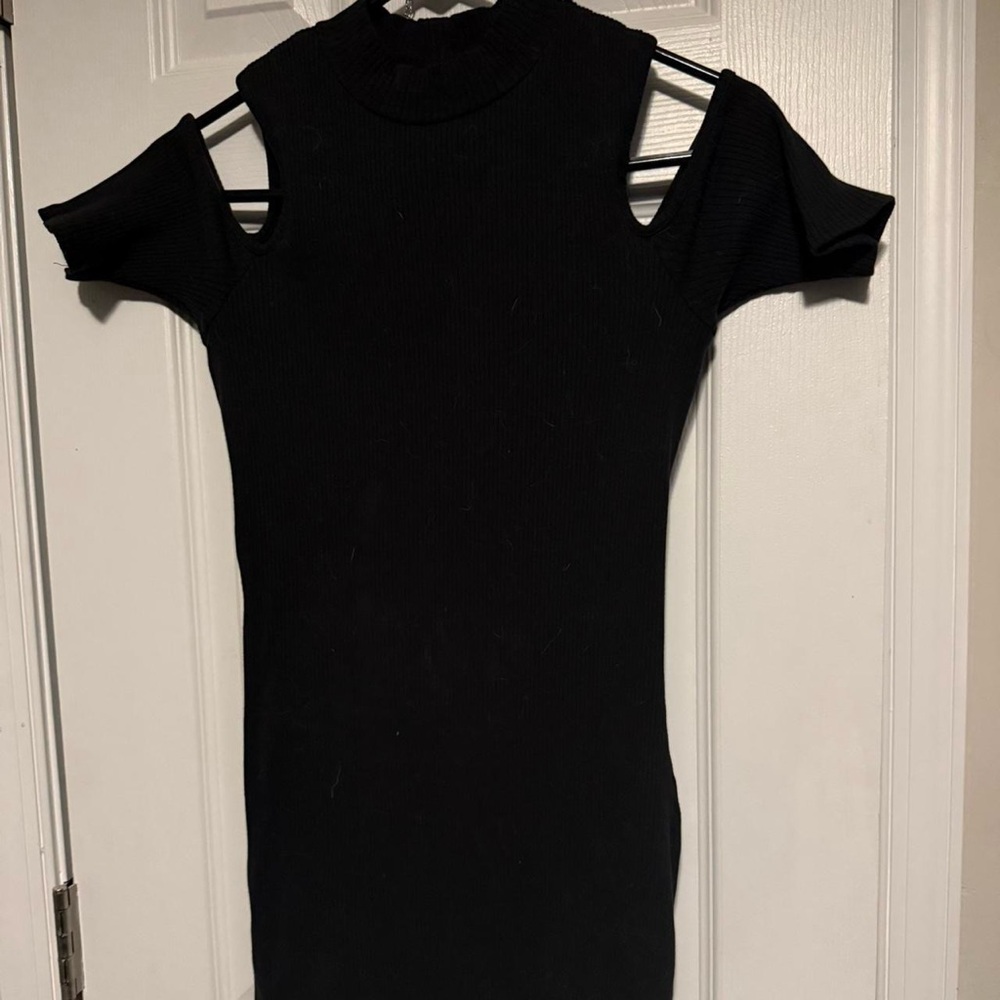 No Boundaries Black Mini Dress